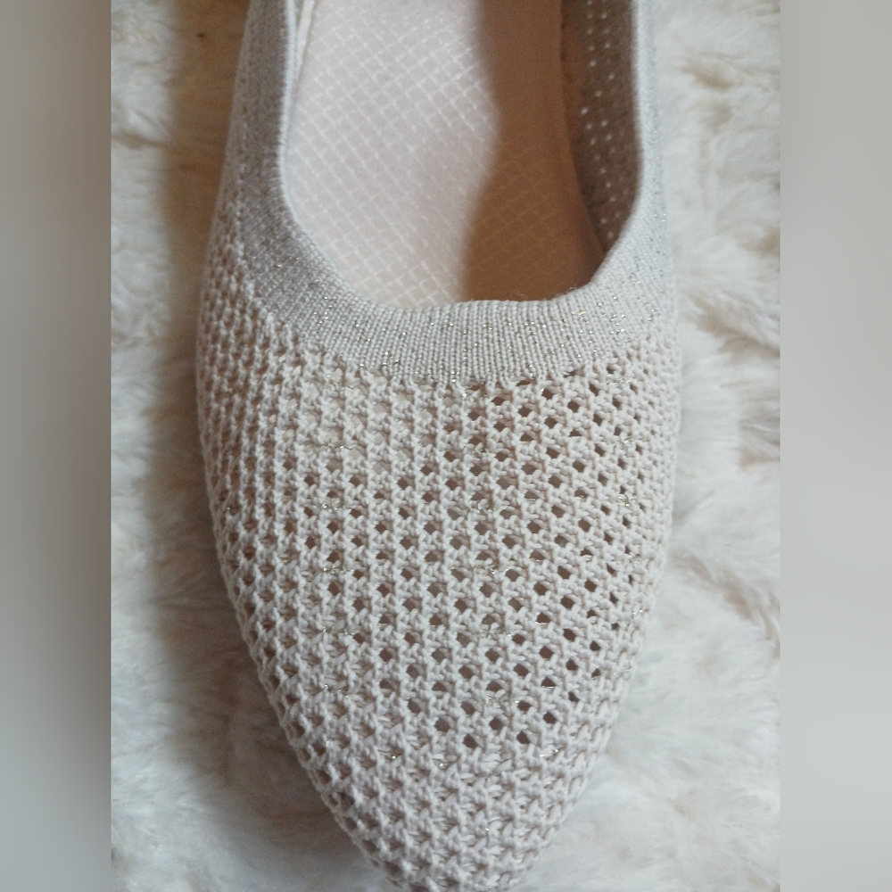 Skechers Womens Cleo Sawdust Real Living Slip On Wedge Heel Natural Size 8 - Picture 11 of 11